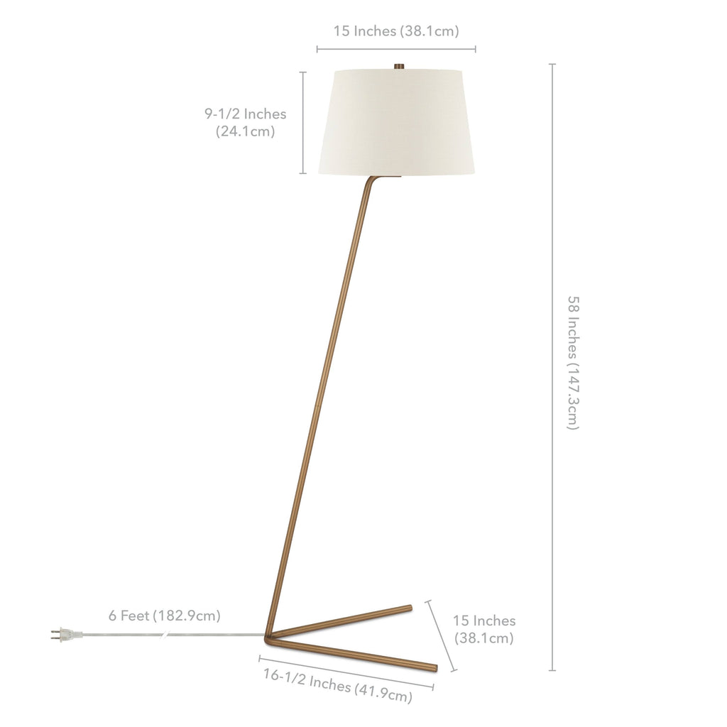 Brass Floor Lamp K10565