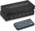 5x1 HDMI Switch with Audio Extractor, Optical SPDIF + 3.5mm Audio, Pack of 2 F146420