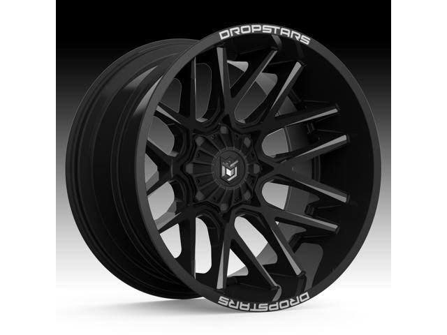 20x12 Black Deep Concave Wheels I347