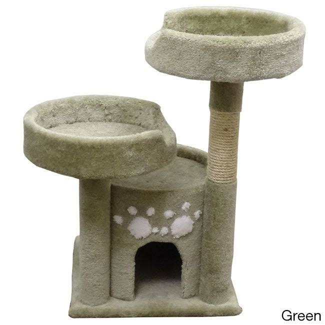 Solid Wood Cat Condo P626