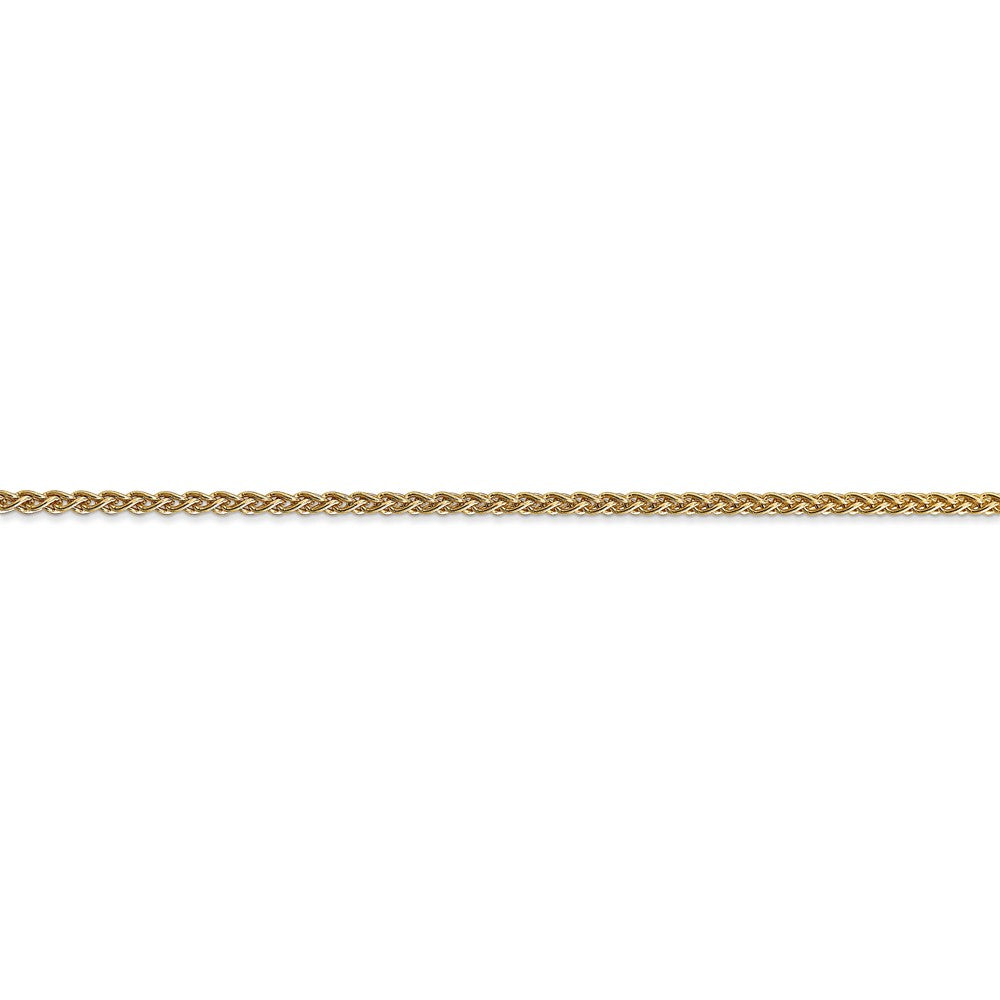 14kt Yellow Gold 2mm Spiga Chain 30 inch Lobster Clasp E901028