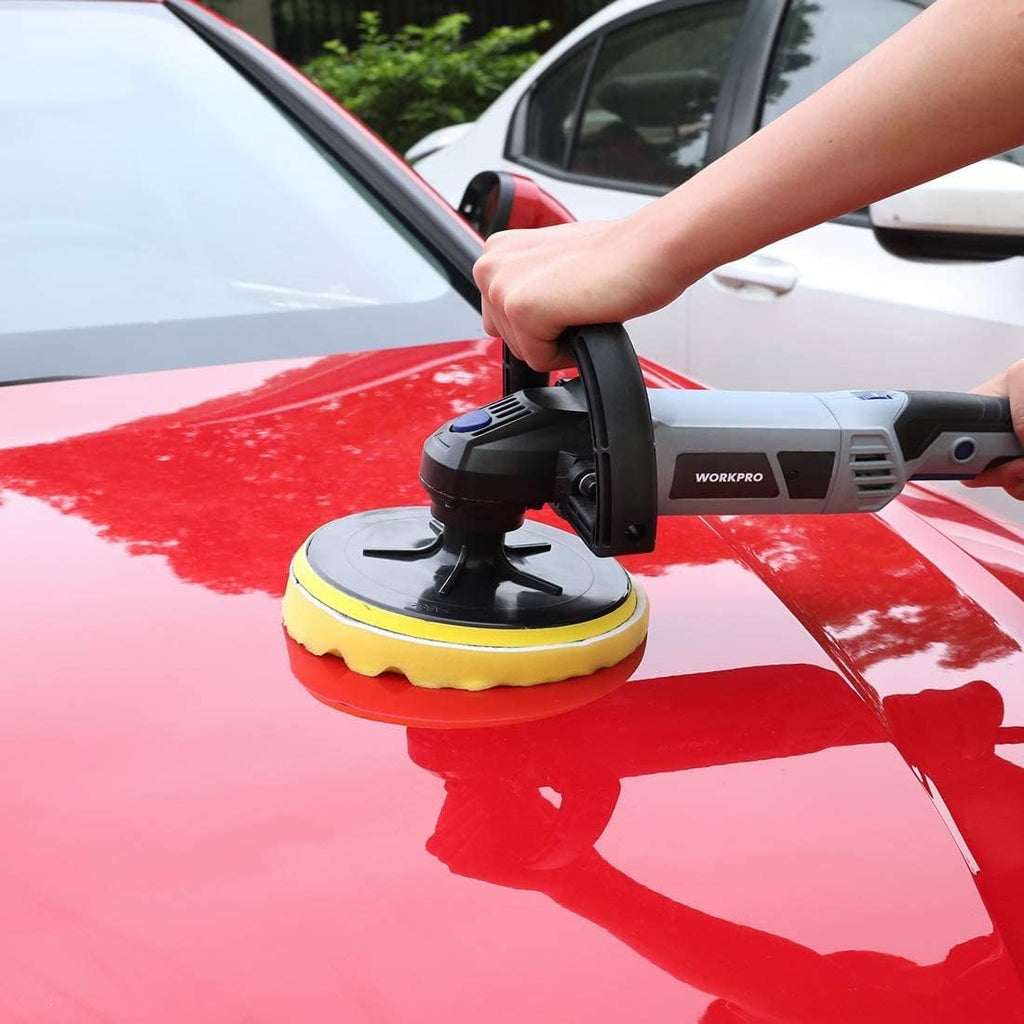 7-inch Buffer Polisher with 4 Pads, 6 Variable Speed K813