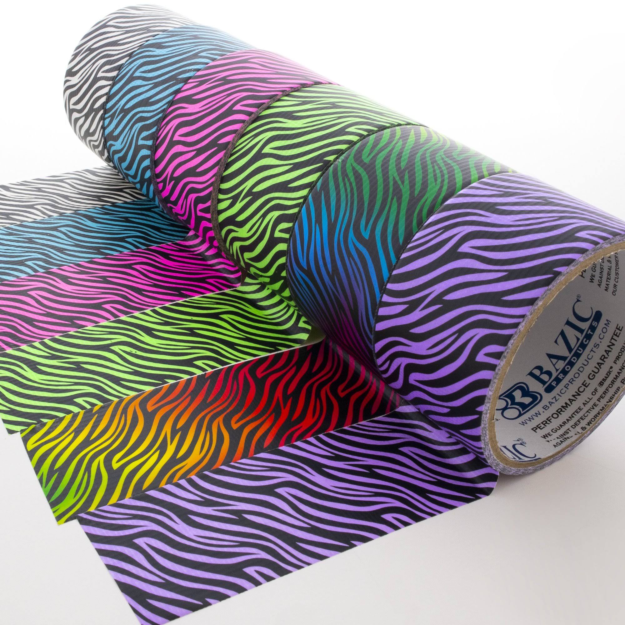 1.88 inch x 5 Yards Zebra Duct Tape (24/Case) X3140