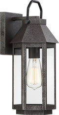 Speckled Black Outdoor Wall Lantern T33697