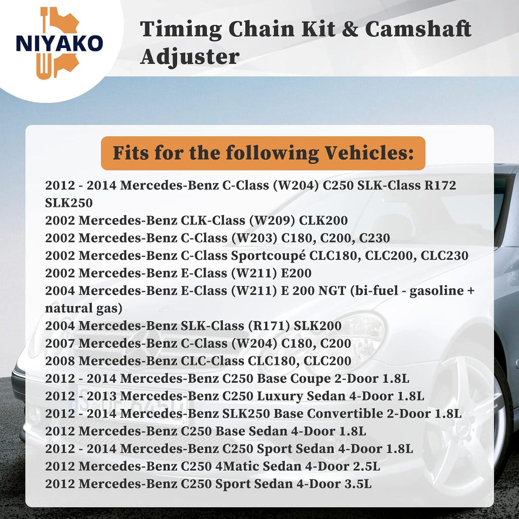 Timing Chain Kit with Camshaft Adjuster and Camshaft Timing Gear M15398