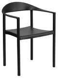 Black Plastic Stack Chair D926