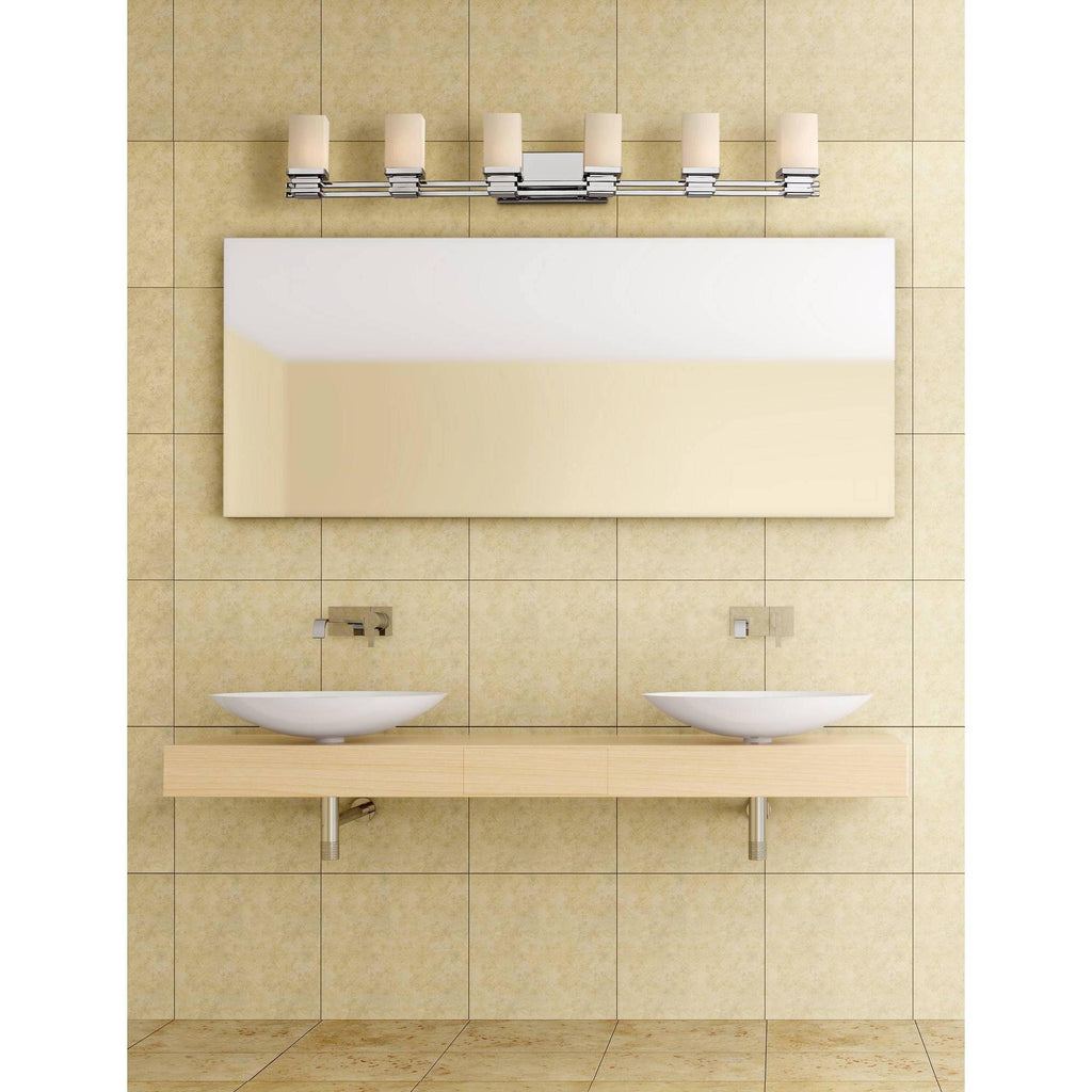 6-Light Chrome Bath Light U305