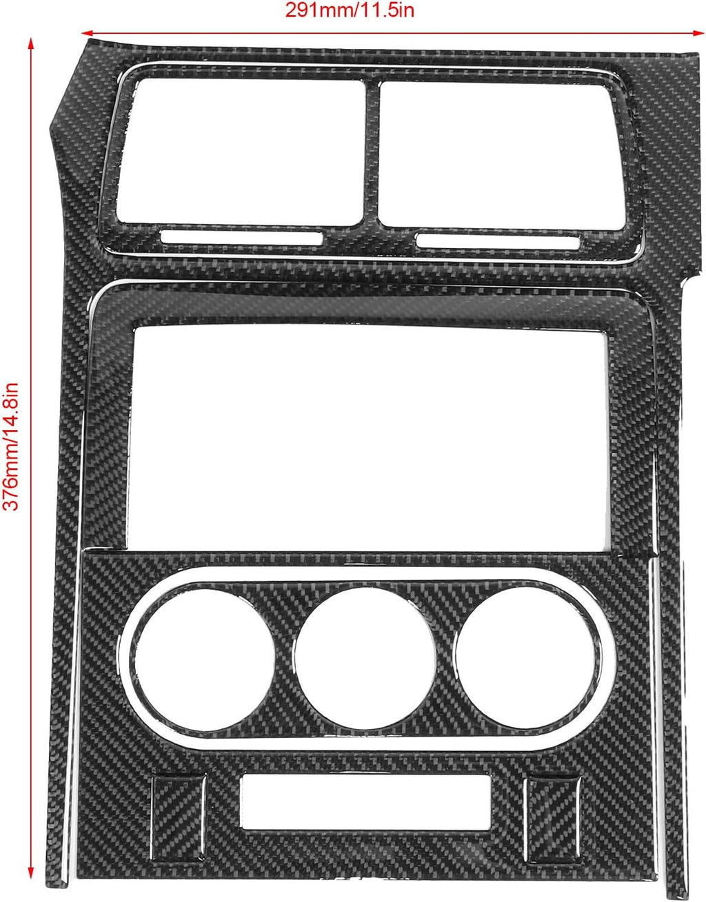 Carbon Fiber AC Control Panel Trim for Dodge Challenger A5778