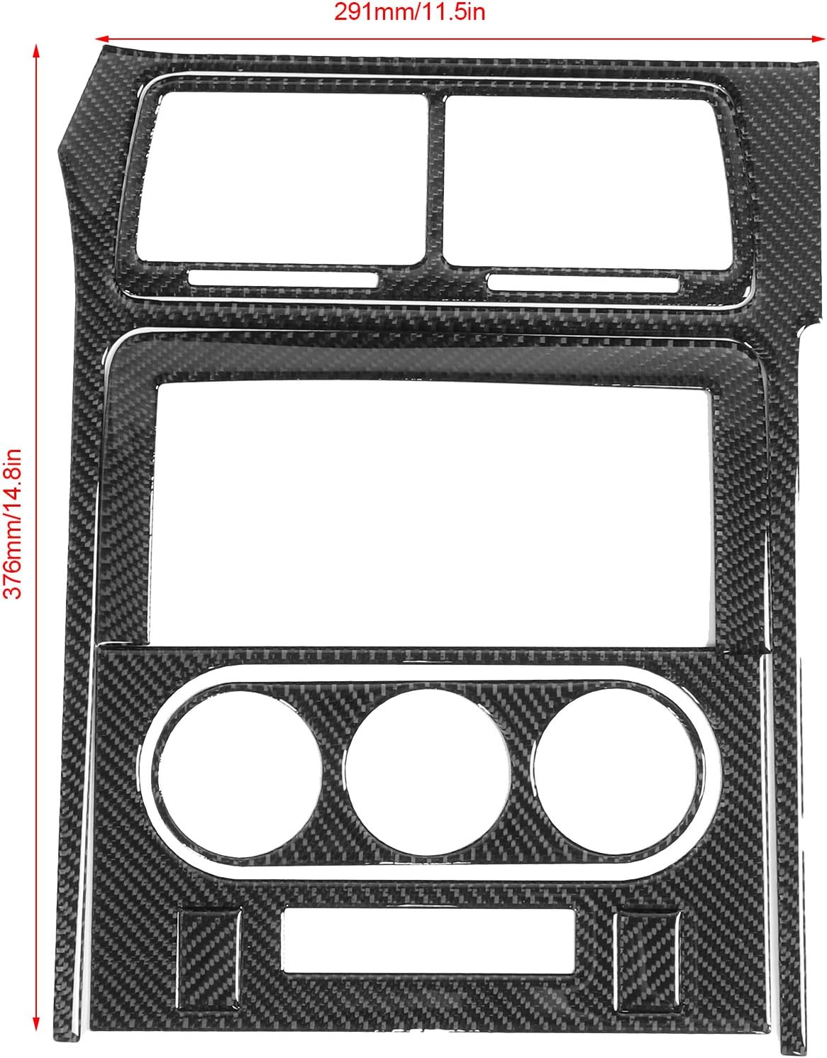 Carbon Fiber AC Control Panel Trim for Dodge Challenger A5778