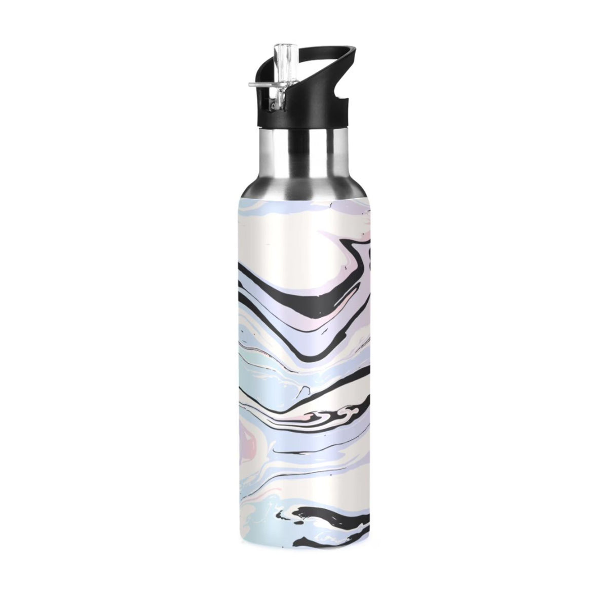 Stainless Steel Vacuum Insulated Water Bottle with Straw Lid 20 OZ S4649