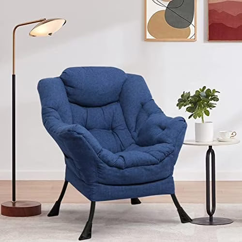 Upholstered Velvet Single Sofa Chair with Side Pocket N808300