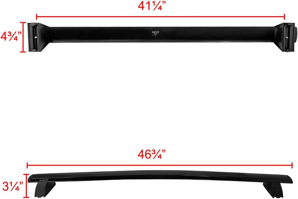 Roof Top Cross Bars Rack Cargo Carrier Pack of 2 Q4543