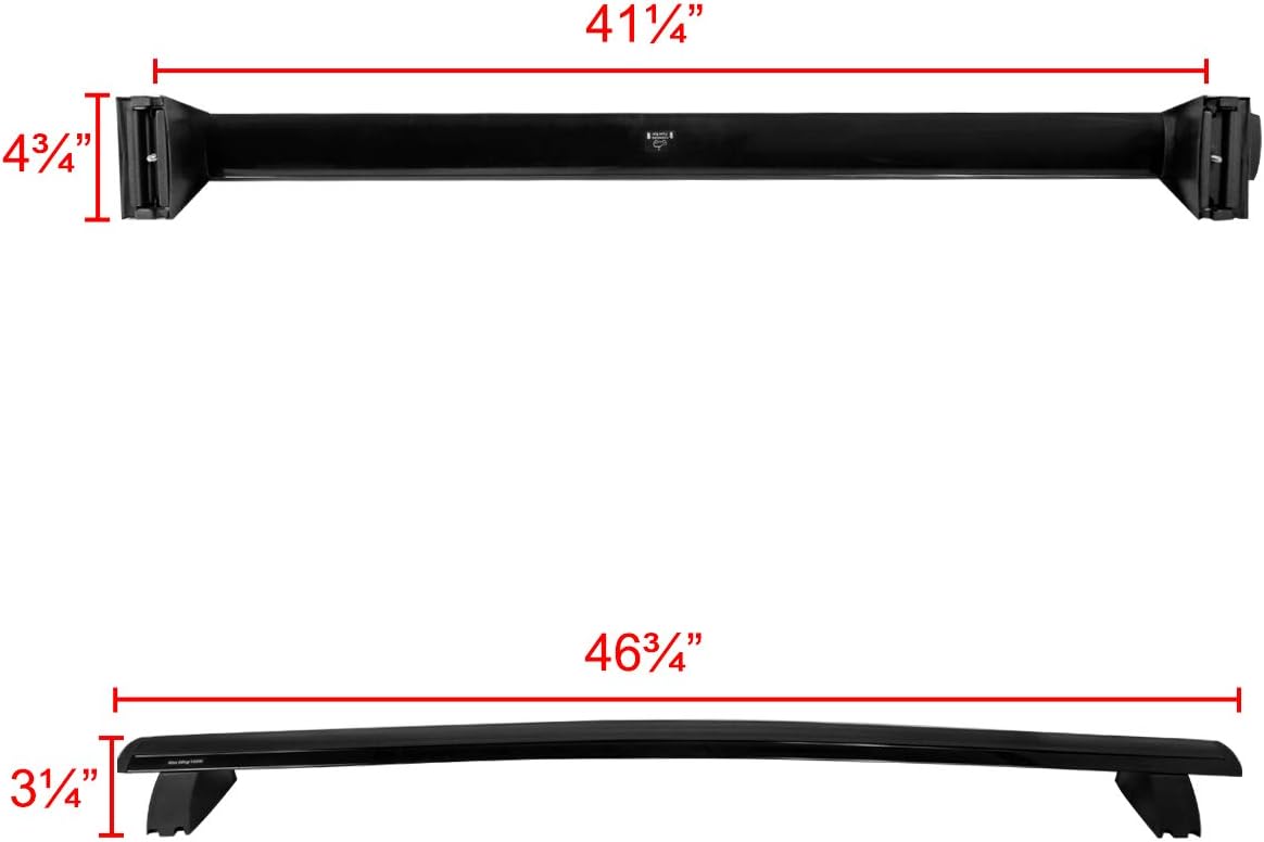 Roof Top Cross Bars Rack Cargo Carrier Pack of 2 Q4543