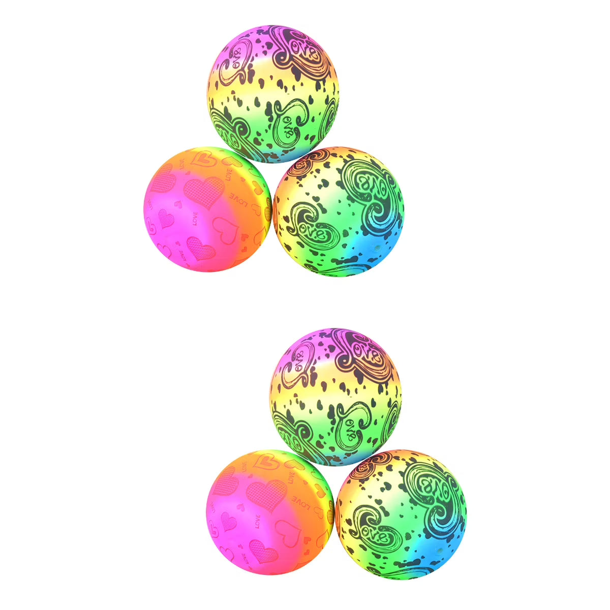 6 pcs Inflatable Beach Volleyball Toys S870037