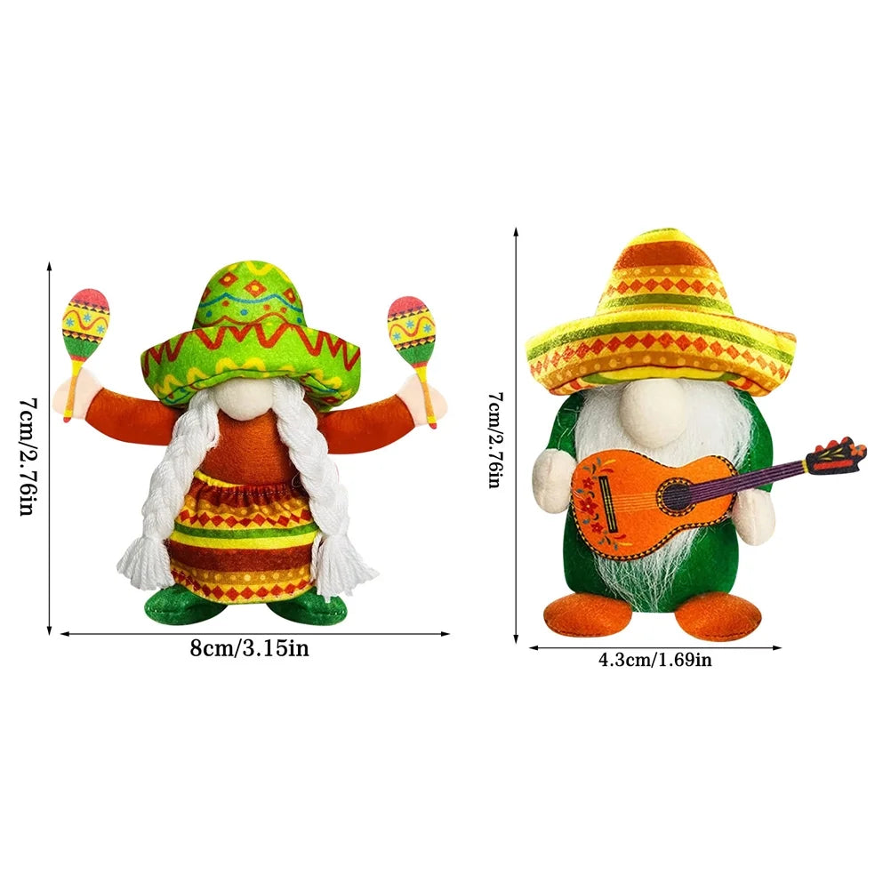Set of 4 Doll Ornaments B2979