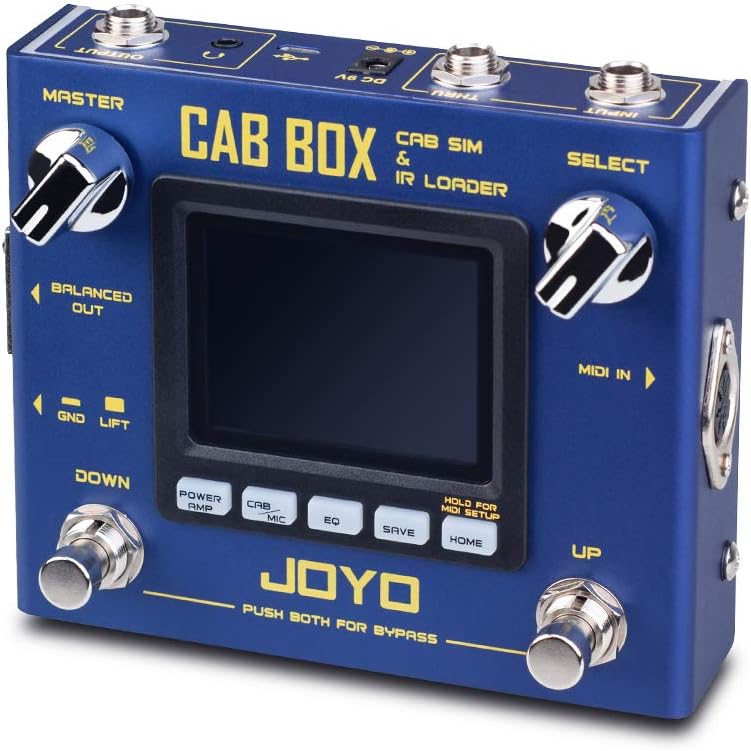 Electric Guitar & Bass Effect Pedal with Cabinet Modeling and Amp Simulator X305469