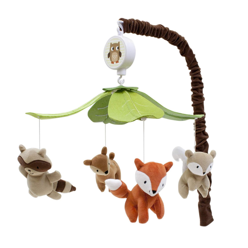 Multicolor Forest Animals Musical Baby Crib Mobile S3314