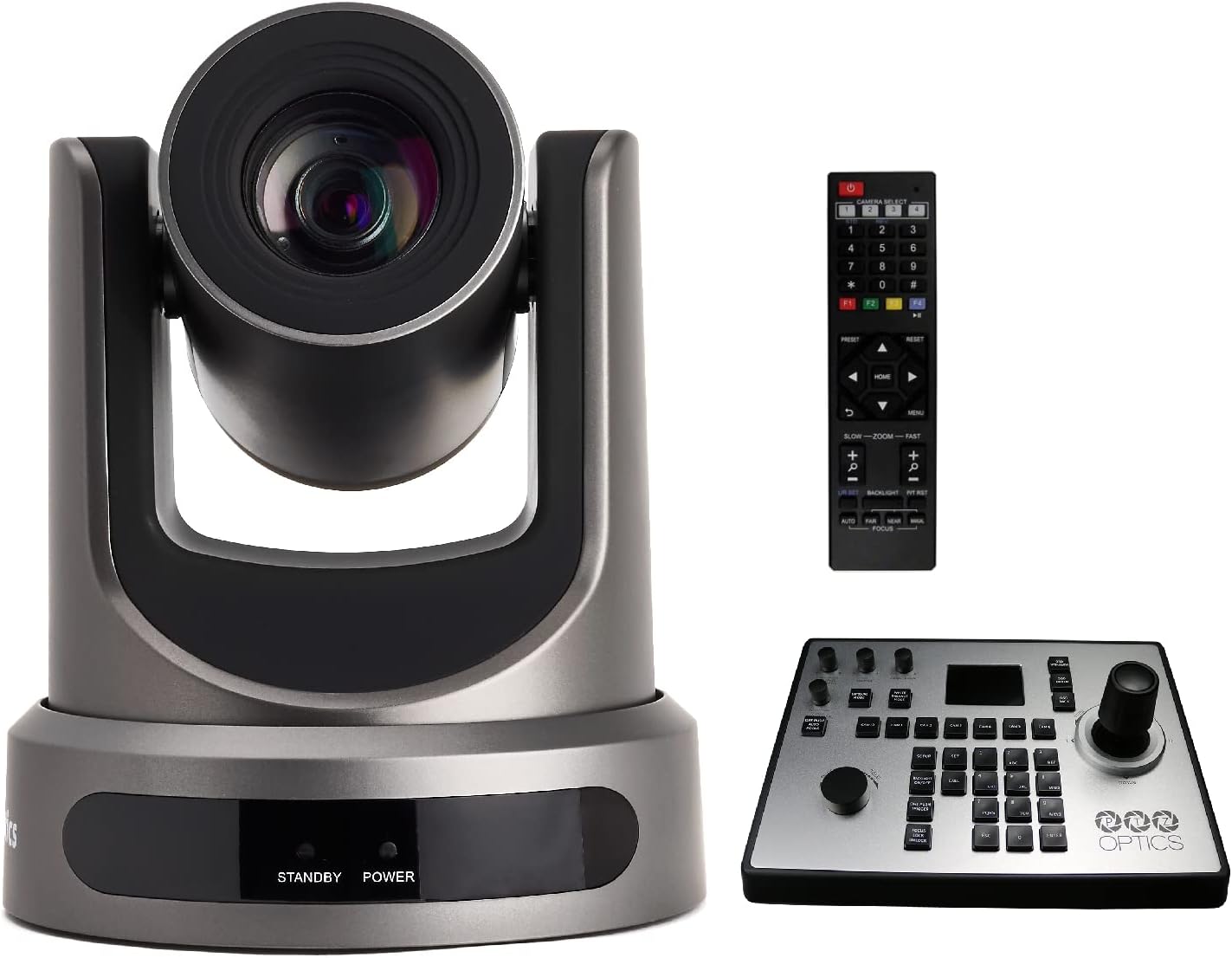 30X-SDI Gen 2 Live Streaming Broadcast Camera, Gray + PTJOY G4 Joystick Controller H31995