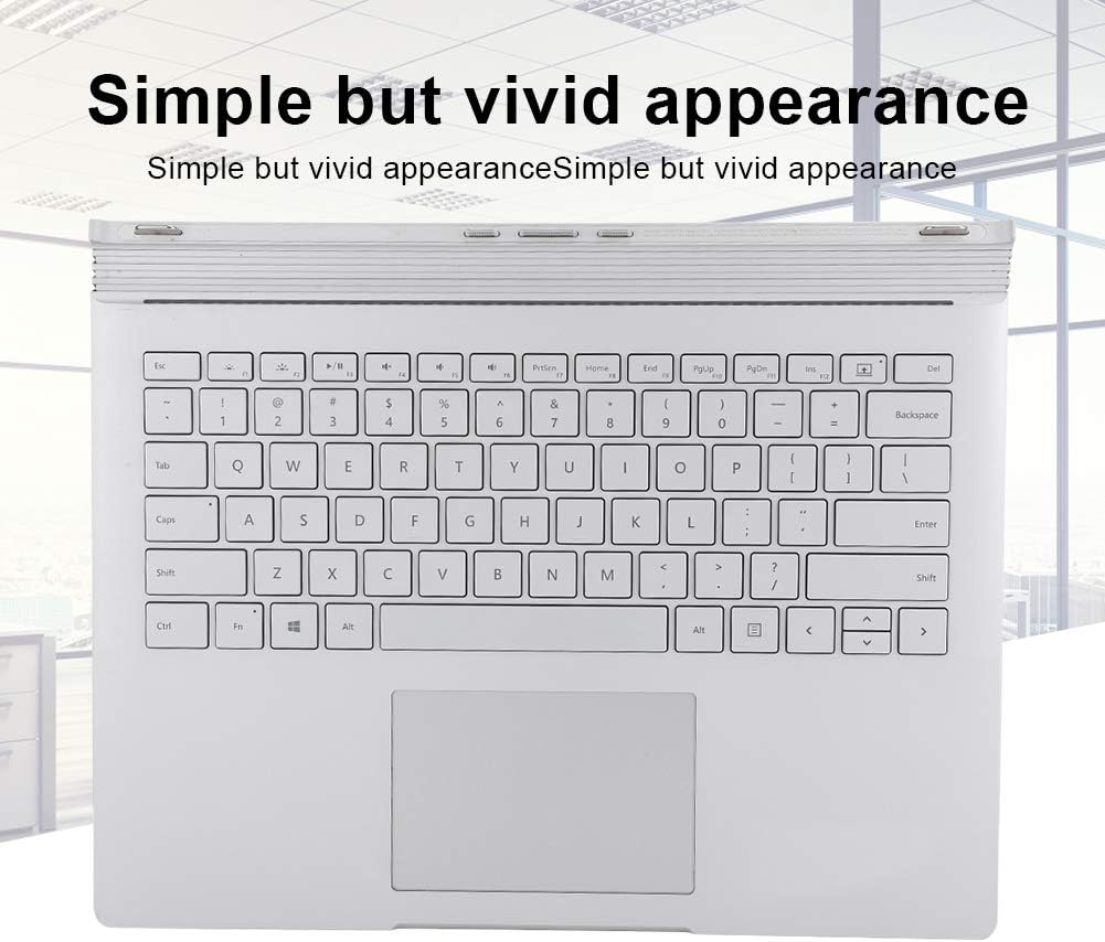 Silver Laptop Keyboard Replacement for Surface Book 1 1704 E11444