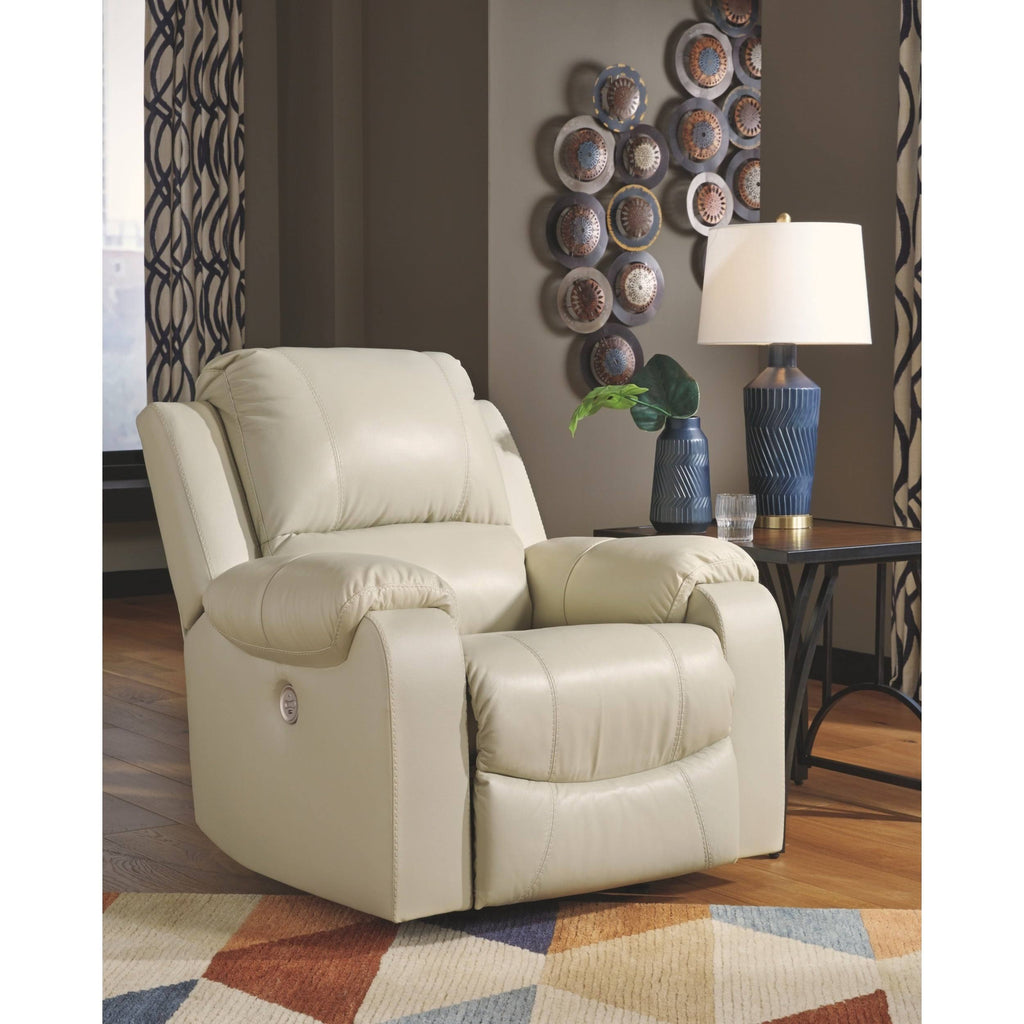 Cream Power Rocker Recliner E640142