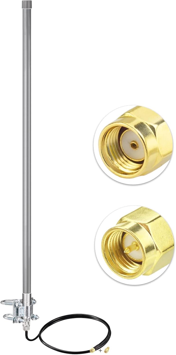 31.5inch 5.8 dBi 915MHz Antenna with 10ft Low Loss Cable Y9617