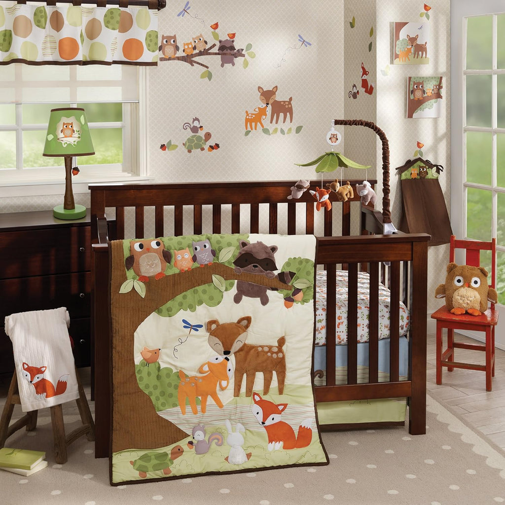 Multicolor Forest Animals Musical Baby Crib Mobile S3314