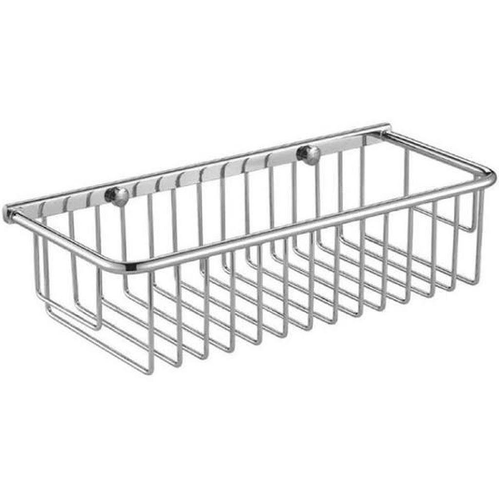 Chrome Wall Mounted Shower Basket Q693