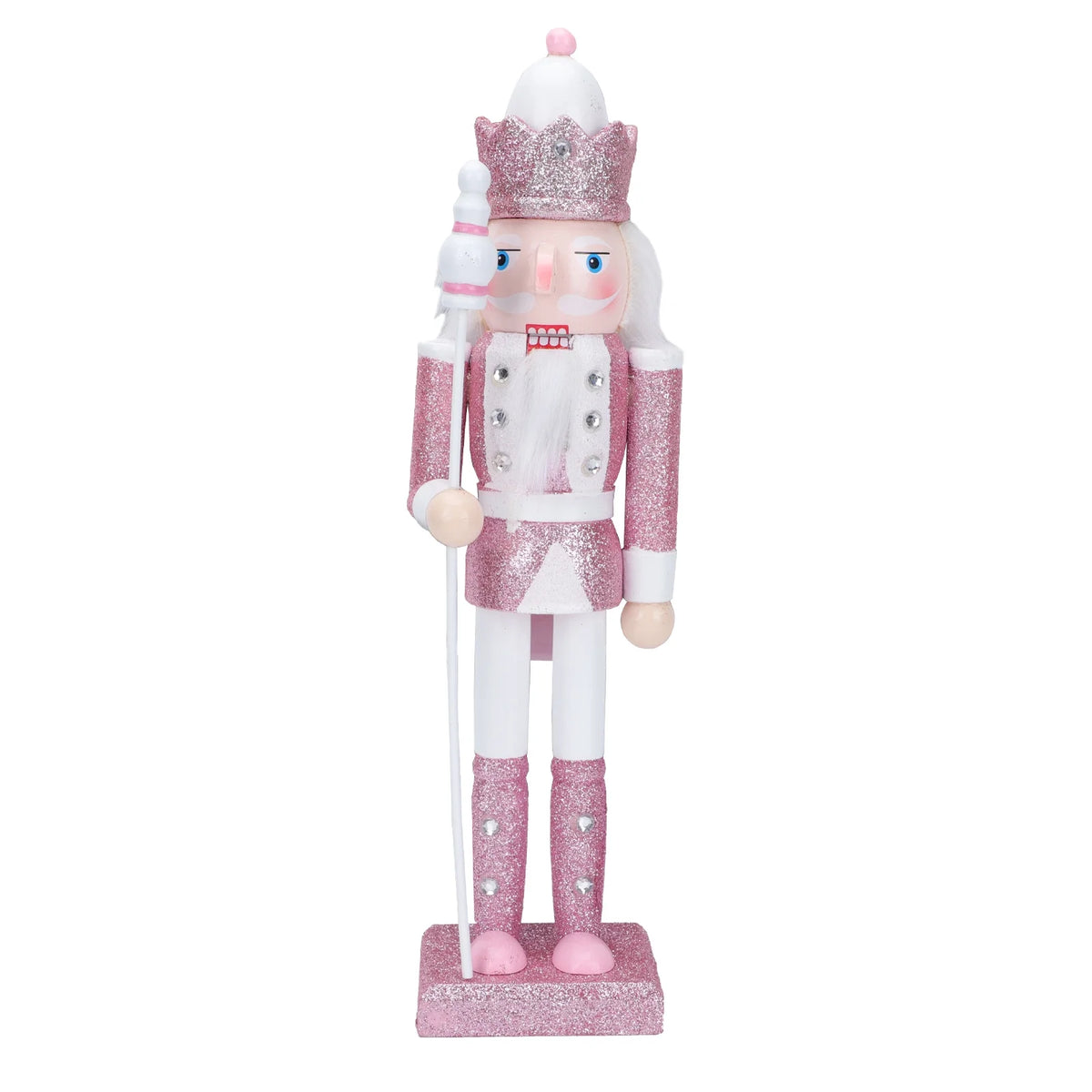 Wooden Nutcracker Soldier Santa Doll Y789