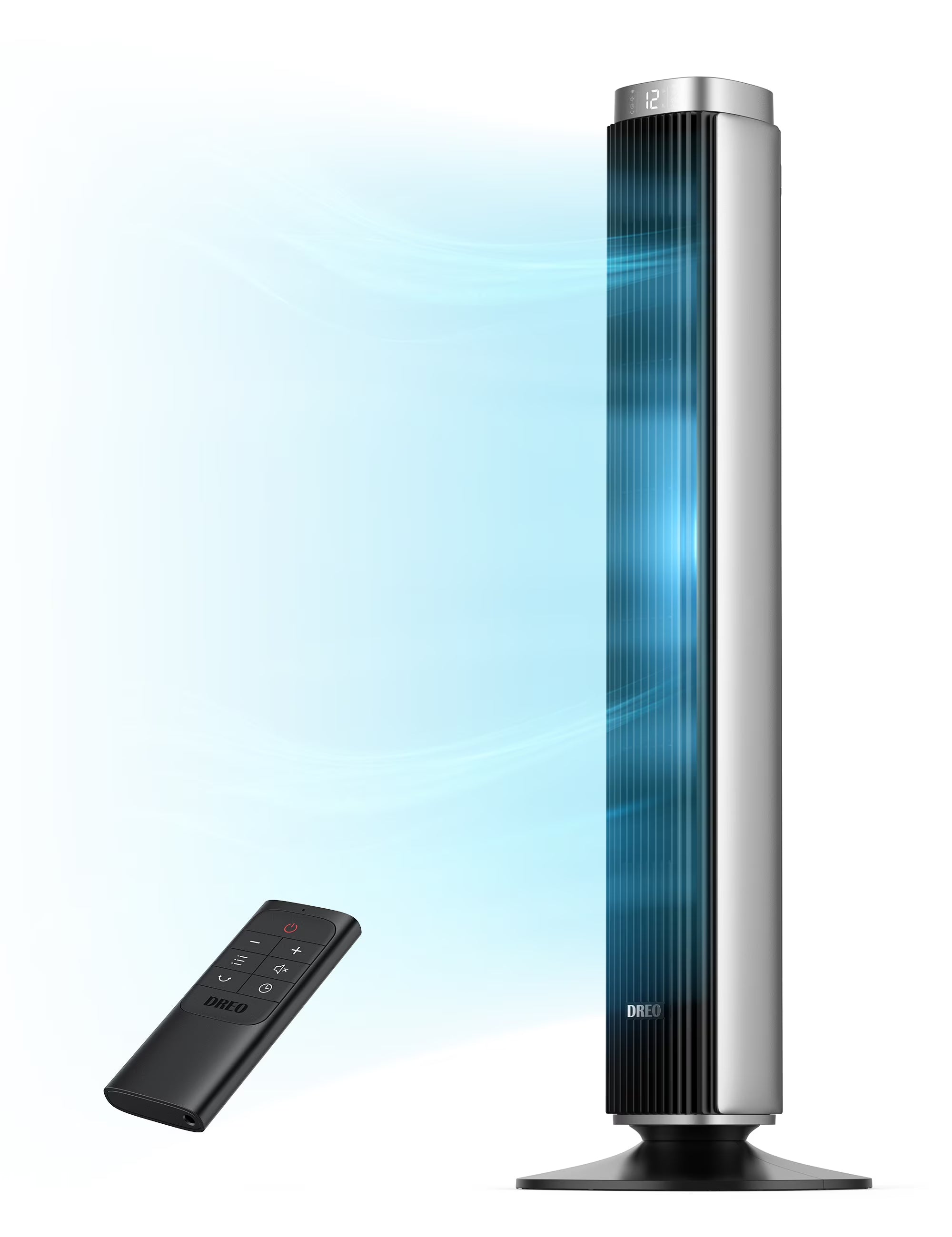 42" Tower Fan with Remote, 25 DB Quiet DC Bladeless Fan M82638