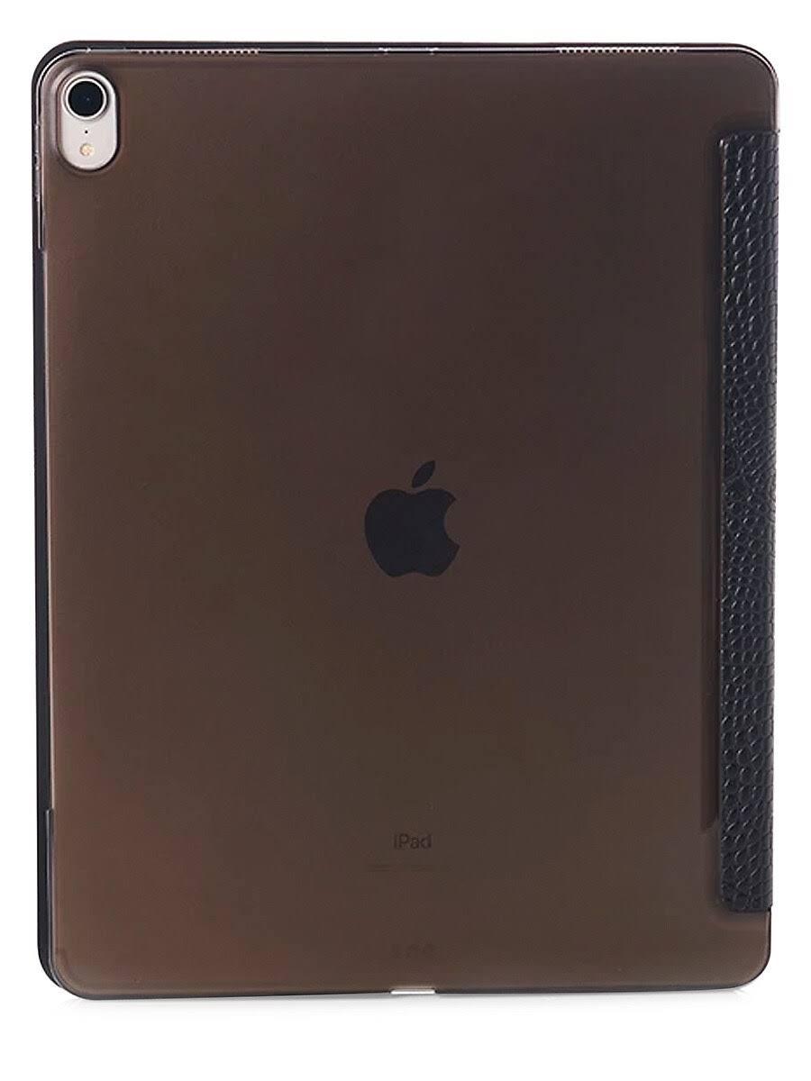 Black Crocodile-Embossed iPad Pro Case U380244