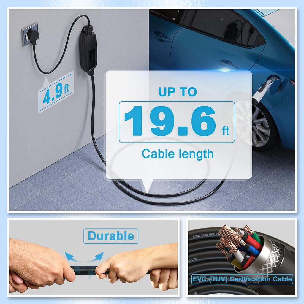 Portable EV Charger with Adapter W264