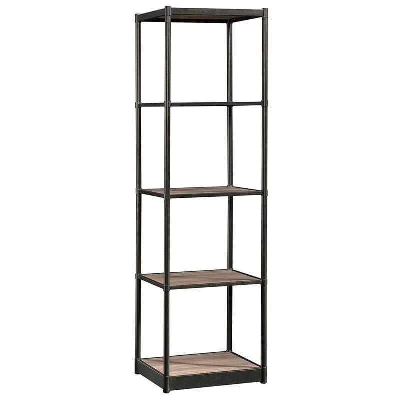 4 Shelf Bookcase in Salt Oak X9020
