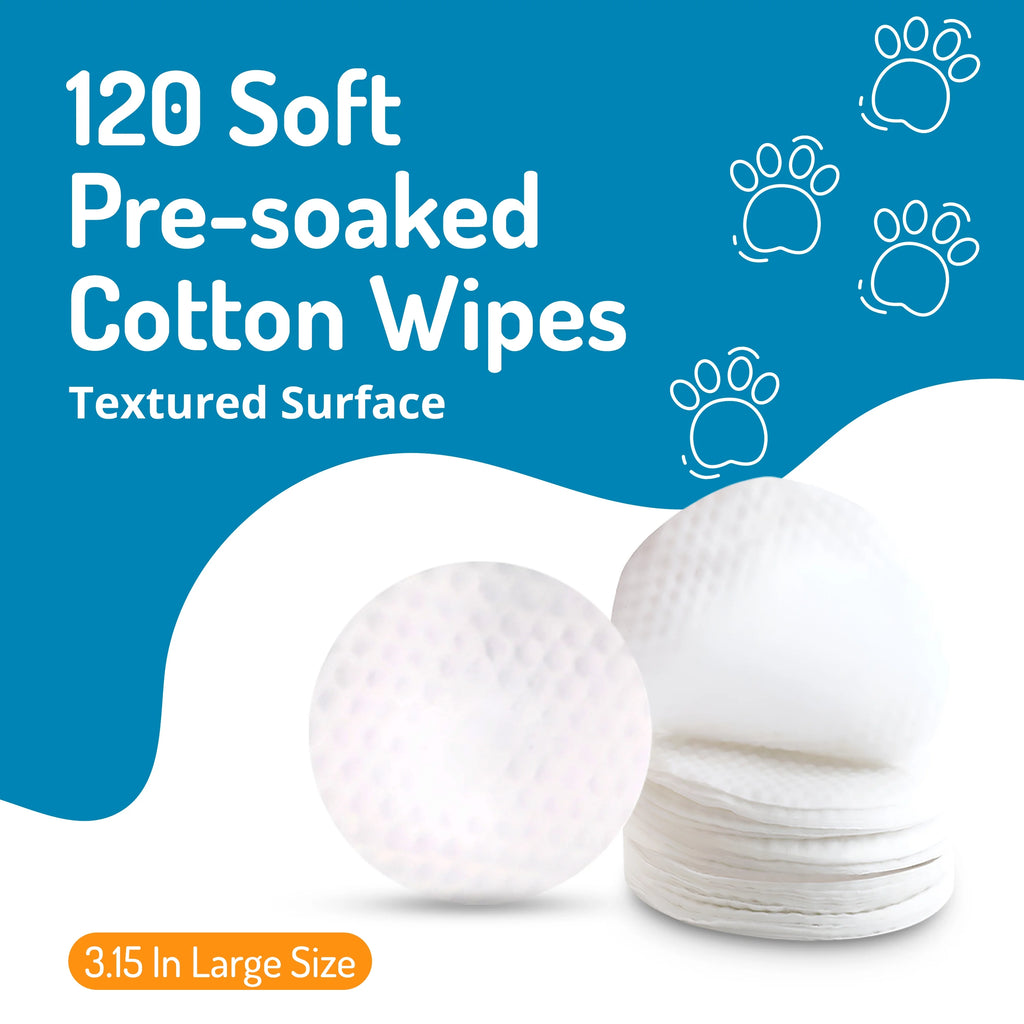 100 Count Dog Wrinkle Wipes for French Bulldog, English Bulldog, Pugs Q524276