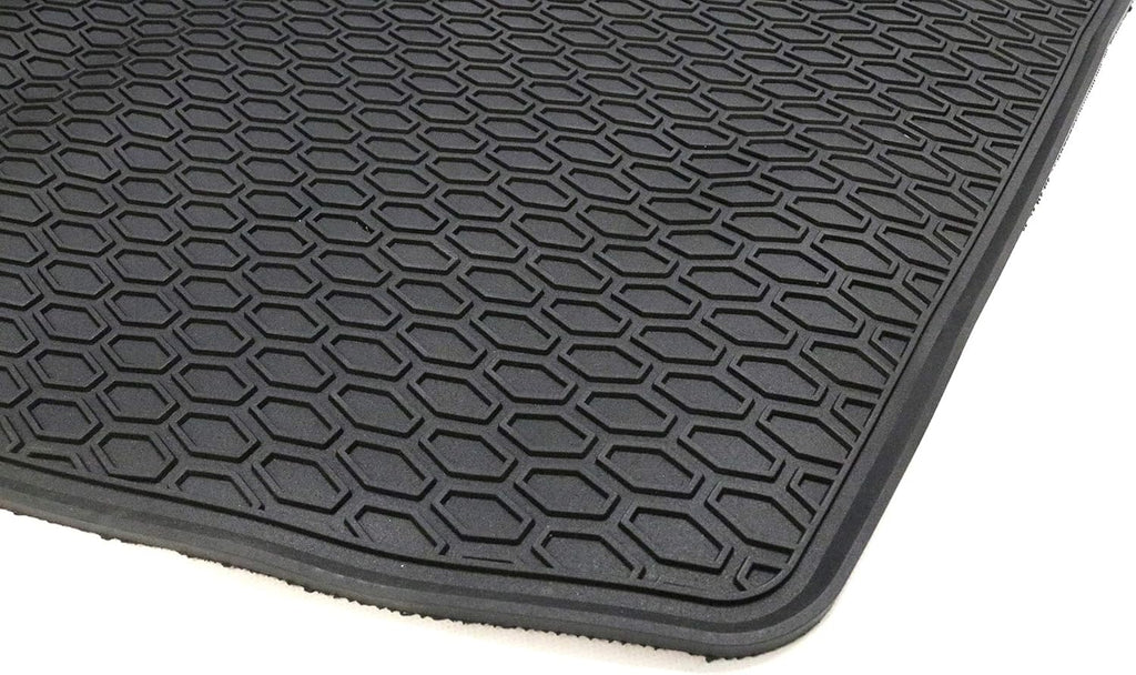 Rubber Trunk Mat Custom Fit Pack of 2 U28630