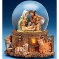Musical Lighted Holy Family Glitterdome S3497