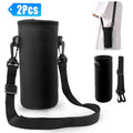 2Pcs Insulated Water Bottle Bags with Adjustable Shoulder Strap Z5220