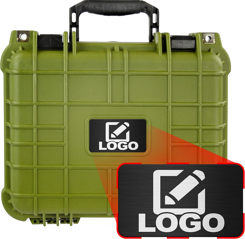 Waterproof Shockproof Hard Case with Foam 13.37 Inch 11.62 Inch 6 Inch (Black) T881055