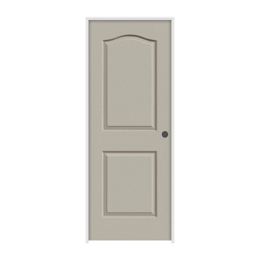 36 in. x 80 in. Textured Solid Core Molded Composite MDF Single Prehung Interior Door T66707