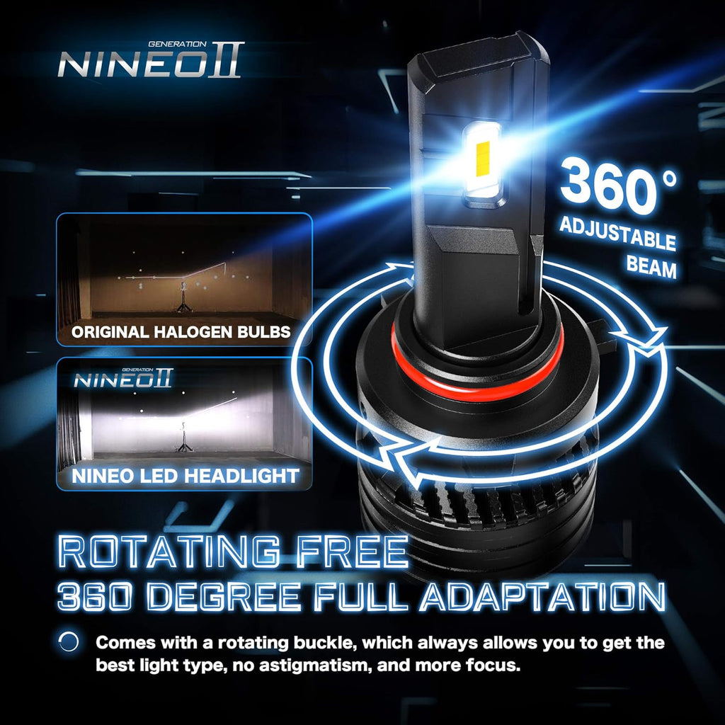 Pack of 2 90W HB3 LED Bulbs 6500K Cool White L160503