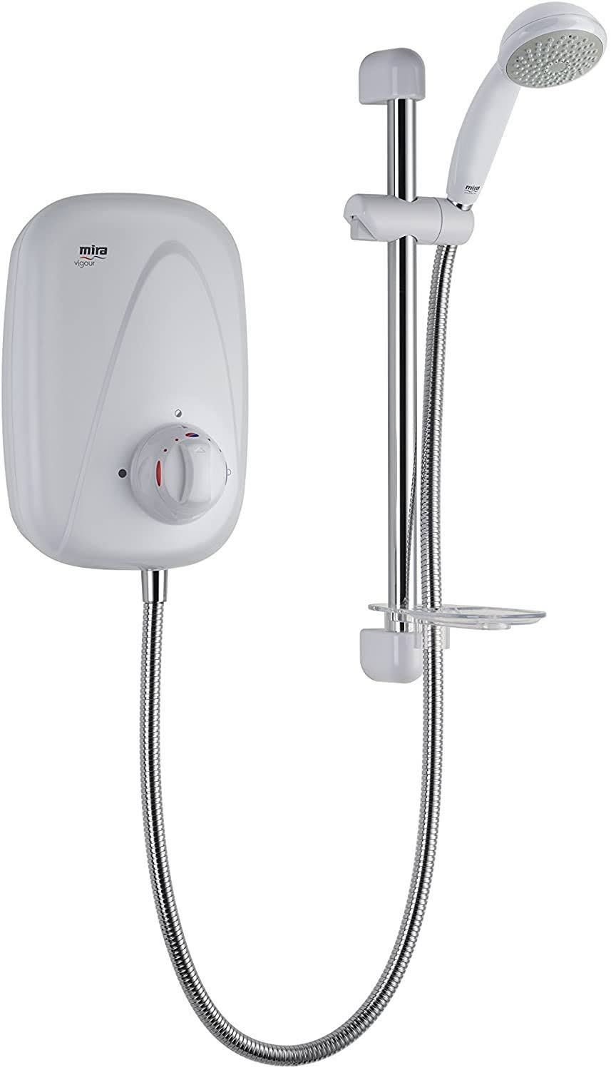 White Manual Power Shower O6381
