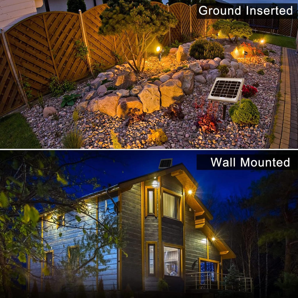 4-in-1 Solar Landscape Lights, IP66 Waterproof, 2700K/4000K/6000K Q65458