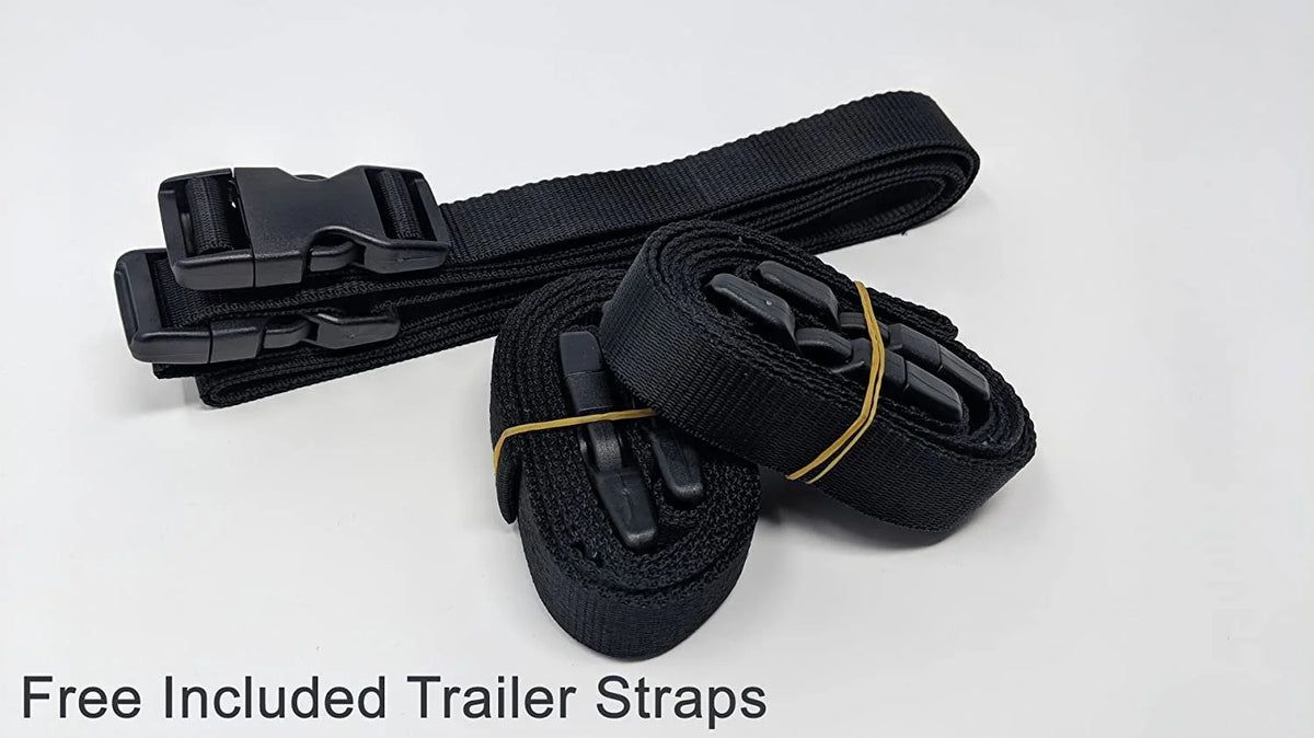 Yellow/Black Jet Ski Cover with Trailer Straps and Storage Bag E87556