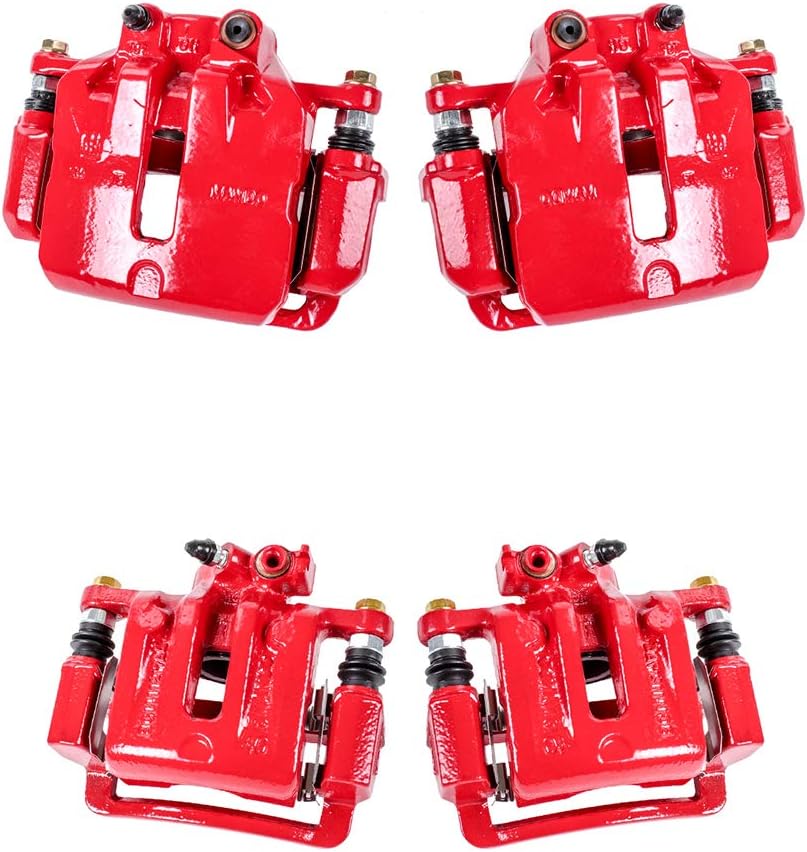Red Coated Brake Calipers Brake Kit Z901
