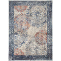 Blue/Ivory/Red Area Rug J6664