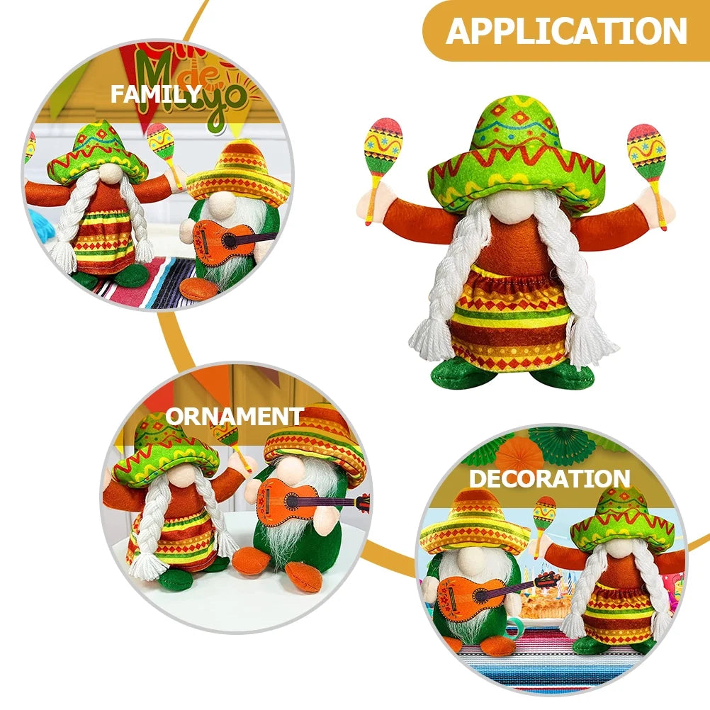 Set of 4 Doll Ornaments B2979