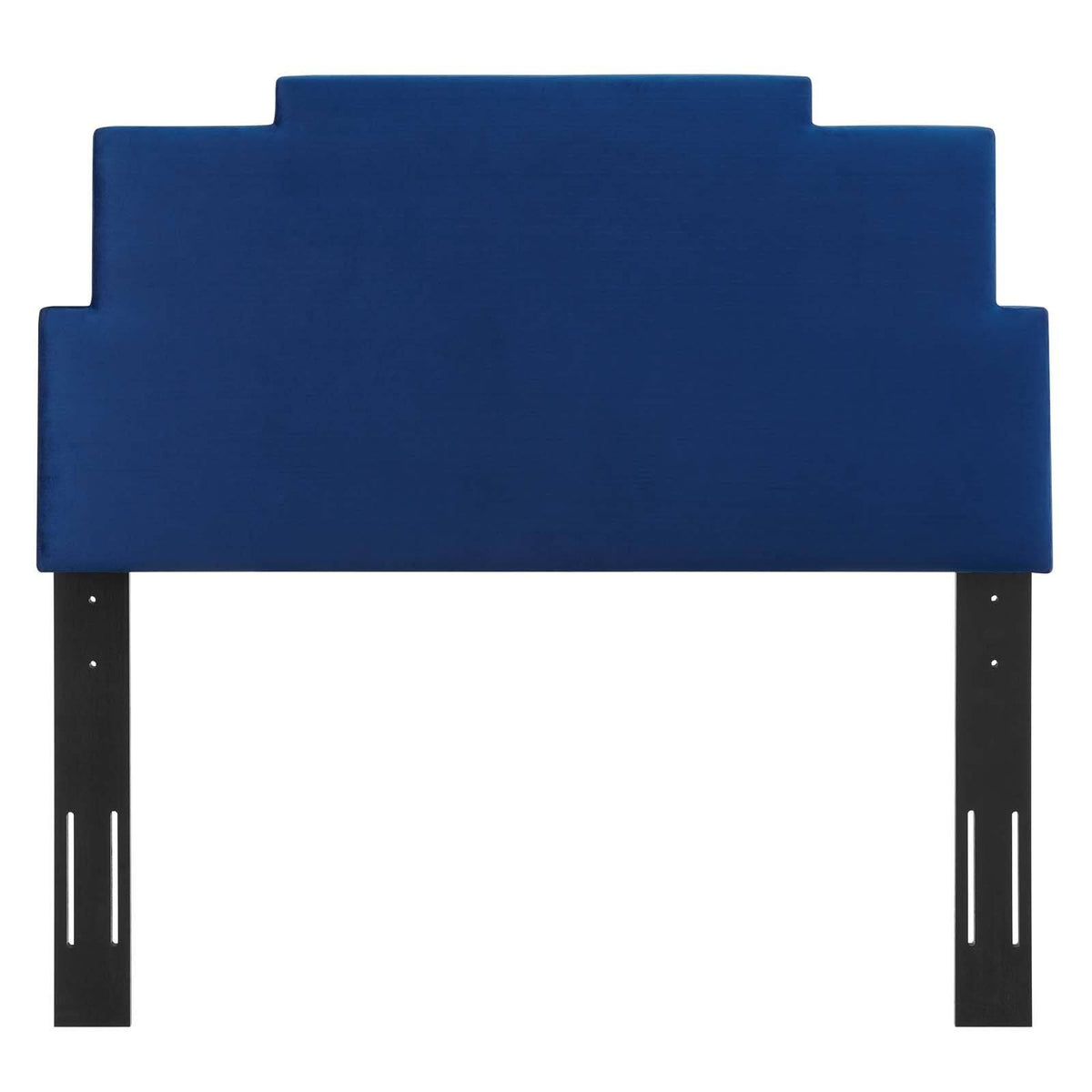 Navy Performance Velvet King/California King Headboard F611794