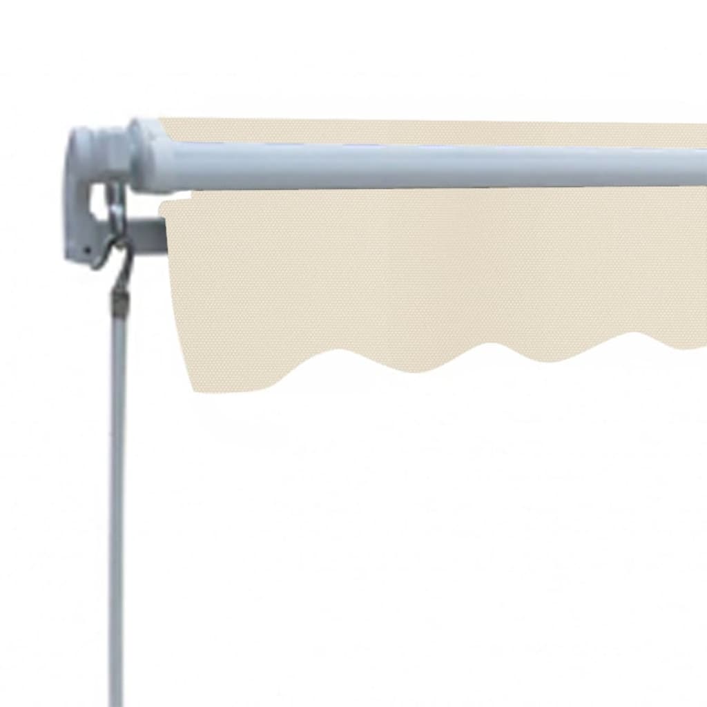 Folding Awning Manual Operated 118.1" Cream M8216