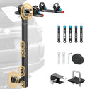 Hitch Bike Rack with Reflector and 2 Receiver, Heavy Duty Bicycle Carrier X771224