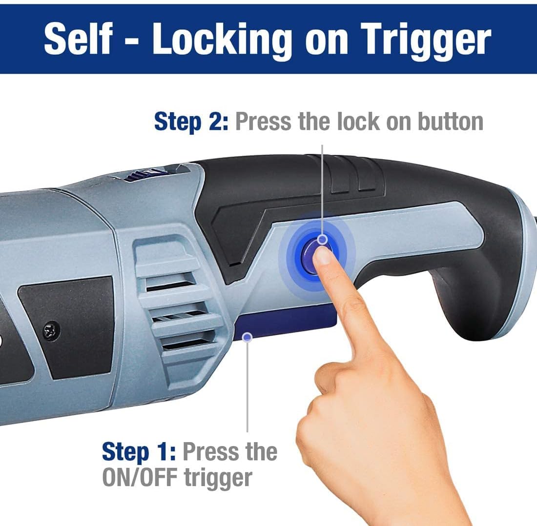 7-inch Buffer Polisher with 4 Pads, 6 Variable Speed K813
