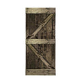 Espresso Solid Knotty Pine Wood Interior Sliding Barn Door Slab X508323